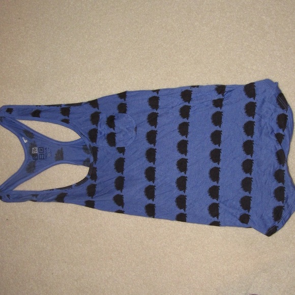 Blue & black Hedgehog tank