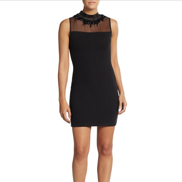 Embellished black dress