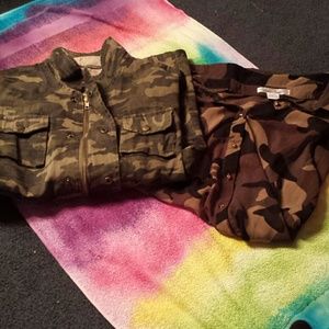 CAMO JACKET AND TOP BUNDLE