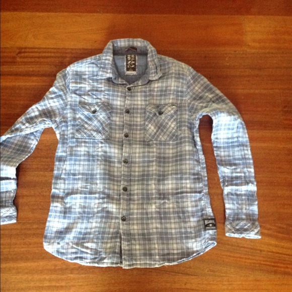 Billabong Tops - Billabong blue flannel shirt