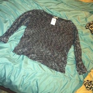 Charlotte Russe quarter length knitted sweater