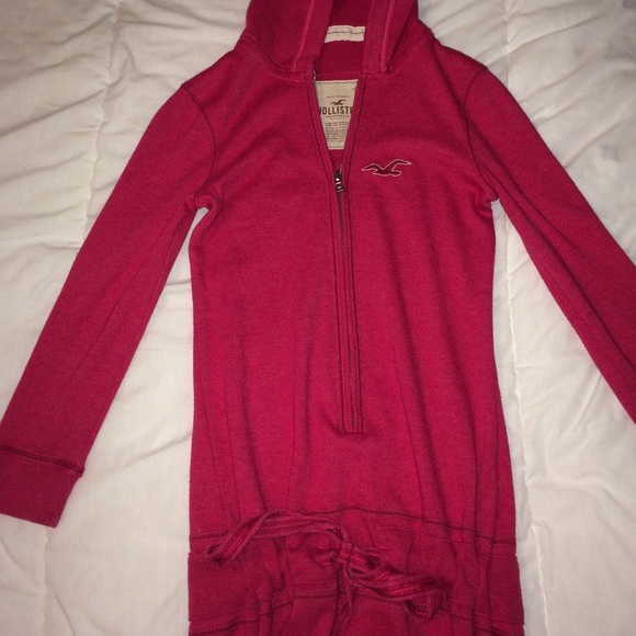 Hollister zip-up cover up
