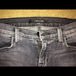 J Brand grey skinny jeans