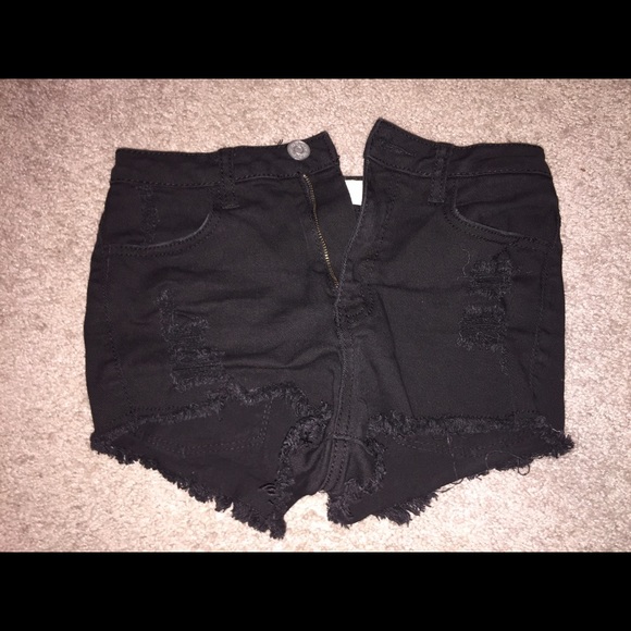 High waisted short shorts