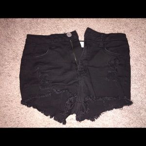 High waisted short shorts