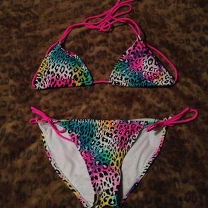 Rainbow bikini set