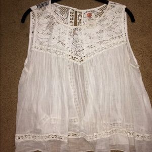 Free People white blouse