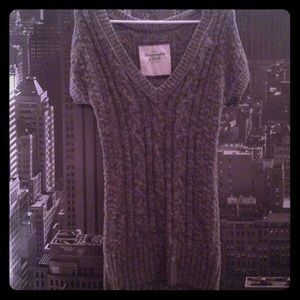 Cute Gray Sweater Dress