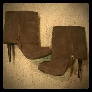 Steve Madden Suede Ankle Boot Heels