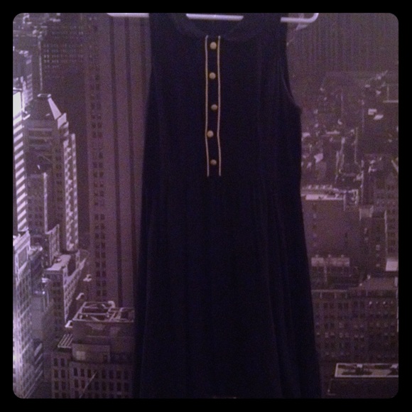 Navy Blue Sailer Dress