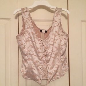 Beige tank vest