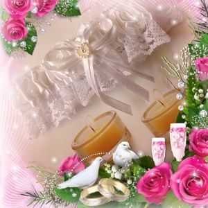 💍WEDDING GARTER SATIN & LACE COLORS MADE TO ORDER