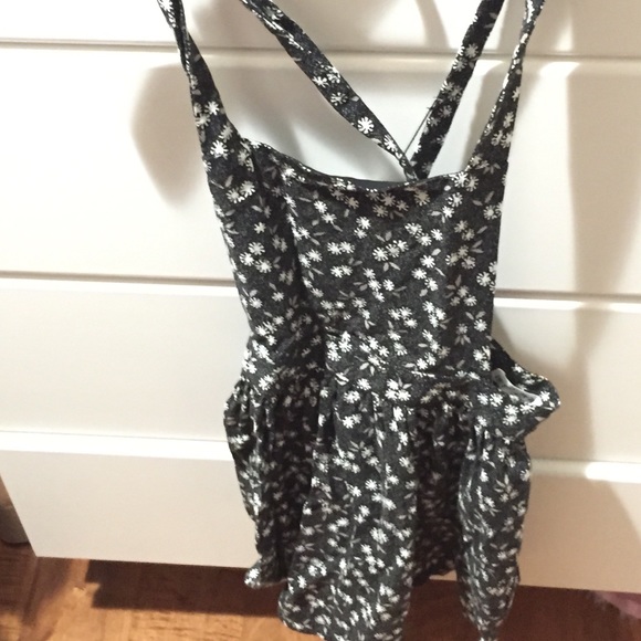 Floral Overall Skirt