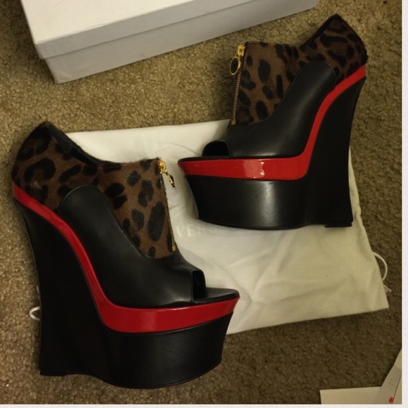 versace wedges shoes
