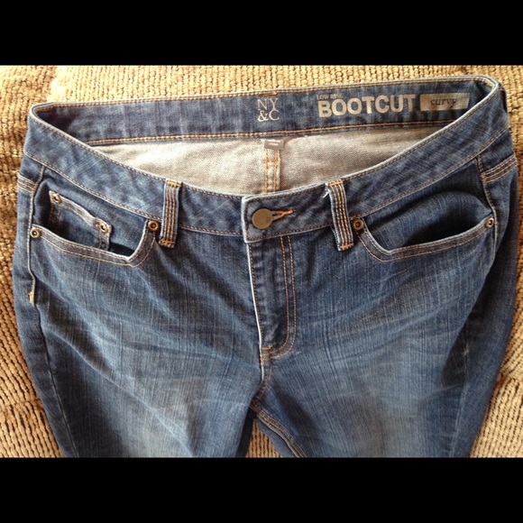 Jeans Size 10 Curvy Bootcut Low Rise