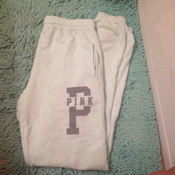 Teal VS/PINK sweatpants