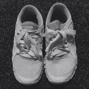 White Nike Free Tennis Shoes