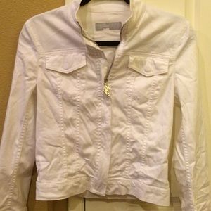 White cargo jacket