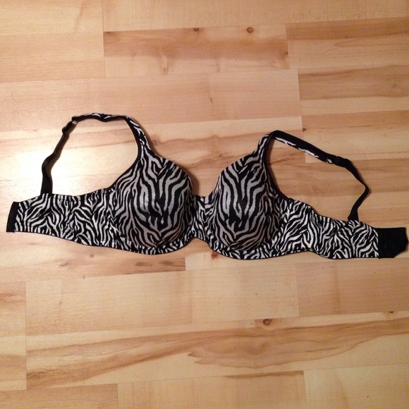 Zebra print bra