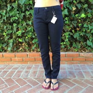 Brand new dark blue jeans. No trades.