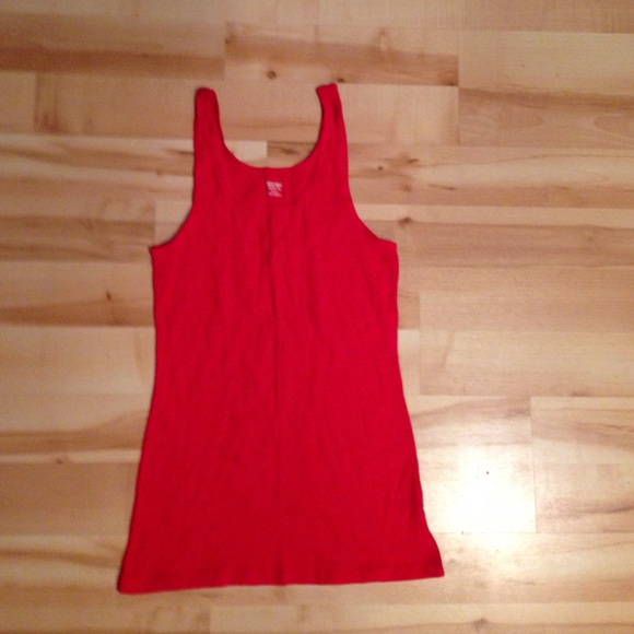 Red tank top