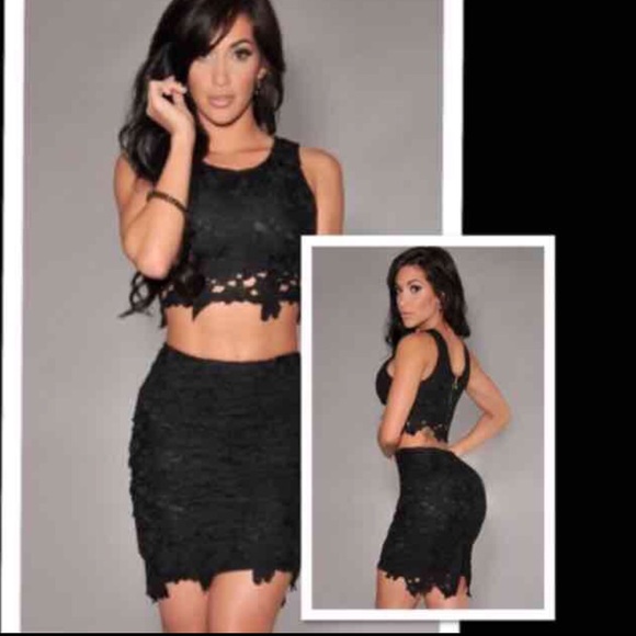 Sexy 2 piece outfit large