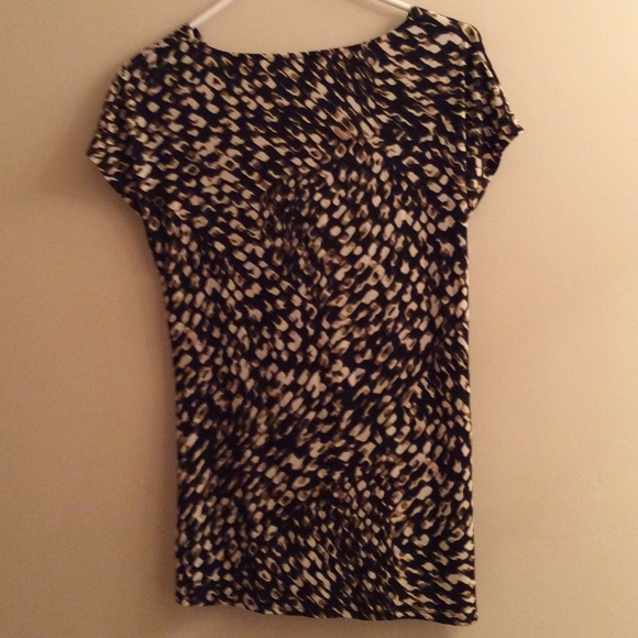 Vince Camuto Drape Neck Stretchy Top S EUC - Picture 4 of 4