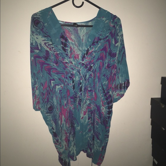 Floral Bathing Suit Coverup.