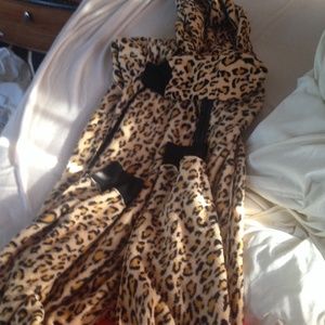 Plus size Cheetah Footless Sleeper 1x/ 2x