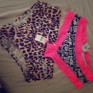 2 VS Pink Panties brand new szM