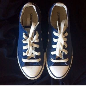 Navy Blue Converse