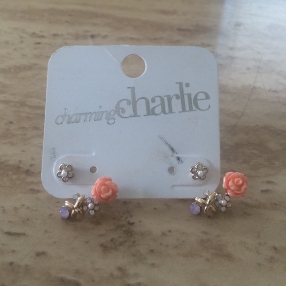Studded earring set!