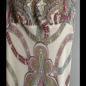 Nicole Miller silk beaded dress