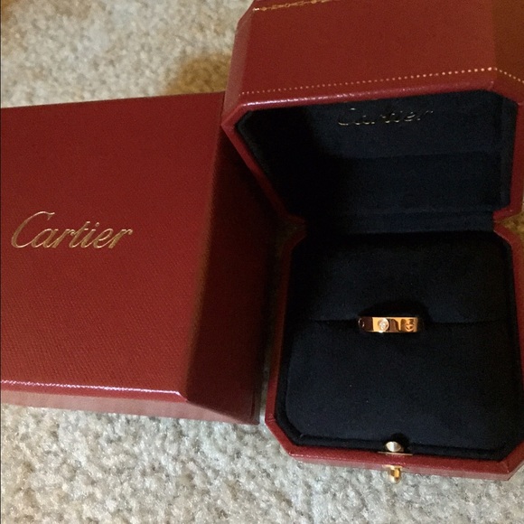 New/Never used CARTIER ROSE GOLD LOVE RING. - Picture 2 of 3