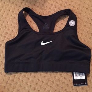 NWT black Nike sports bra