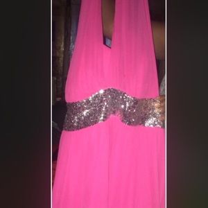 Debs pink dress