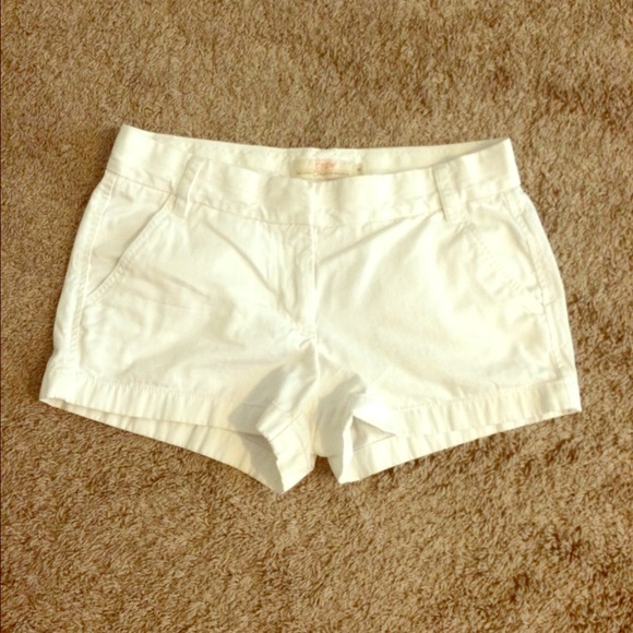J crew white shorts 3 in.