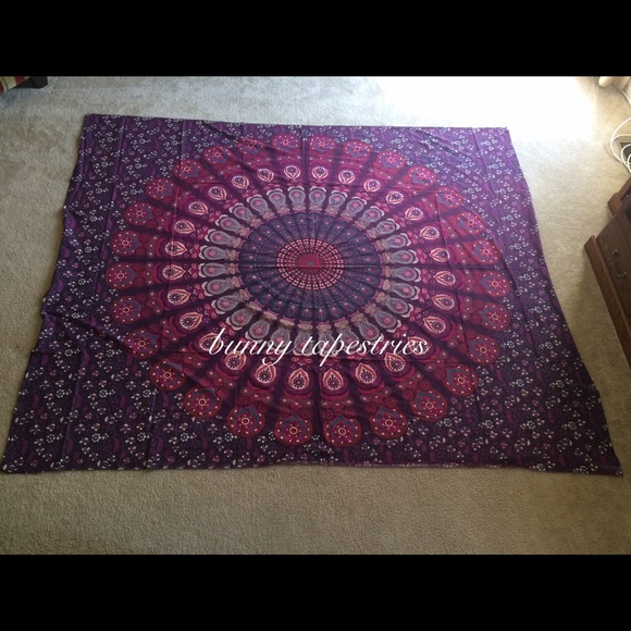 Tapestry - Pink & Purple Mandala