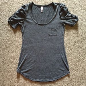 ✨ Black and White Striped Top, by Xhilaration