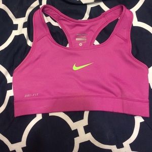 Pink / Purple Nike Dri-Fir Sports Bra