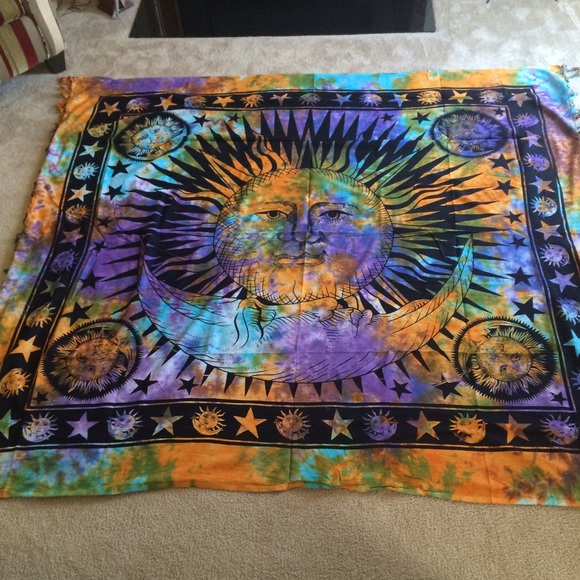 Tapestry- Tie-dye Sun & Moon