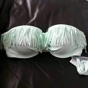 NWT Victoria's Secret fringe bandeau, size 36D