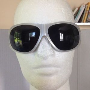 Authentic Prada Women's white sunglasses.