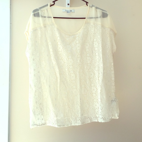 Forever 21 size small, lace shirt