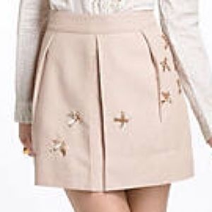 Leifnotes sequin bird "migration" skirt