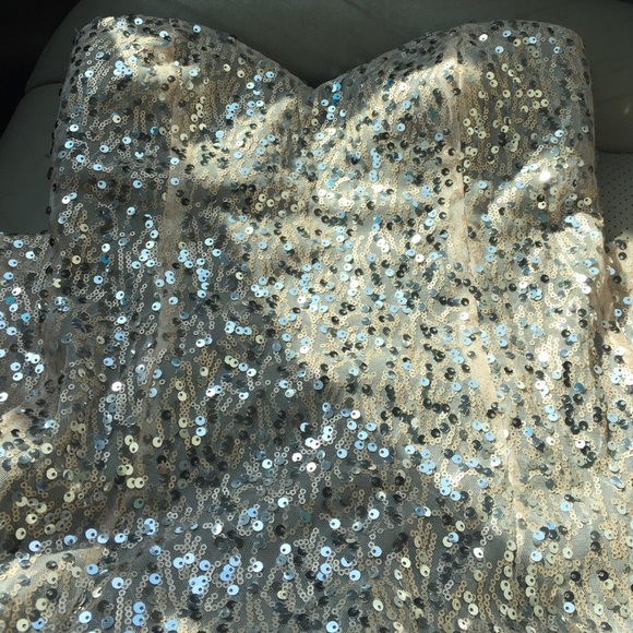 Strapless sequin dress - Picture 1 of 1