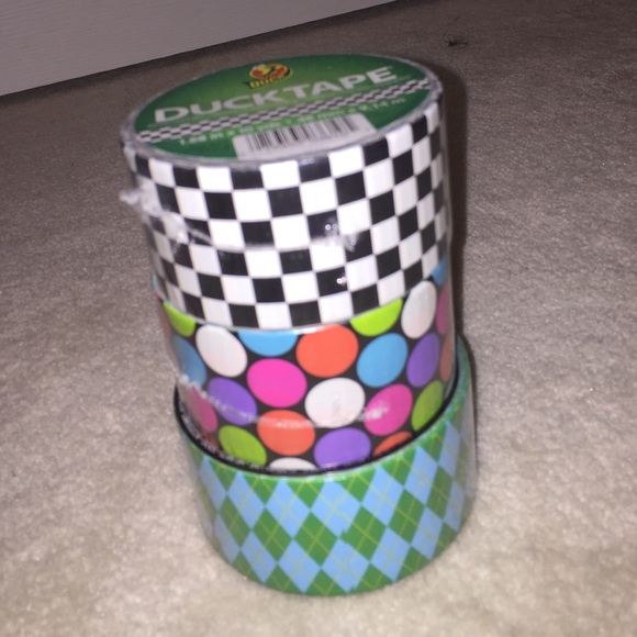 3 rolls of really cool, unique duck tape!