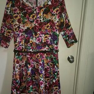 Hues of roses dress
