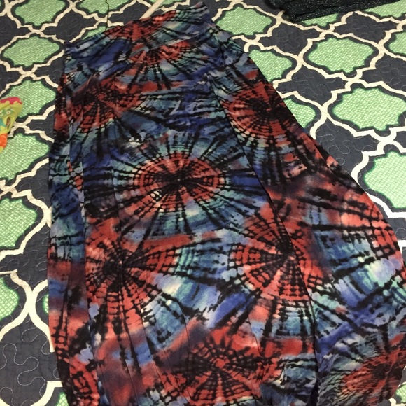 Tie-dye maxi skirt