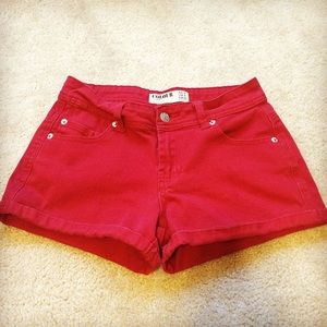 Red shorts
